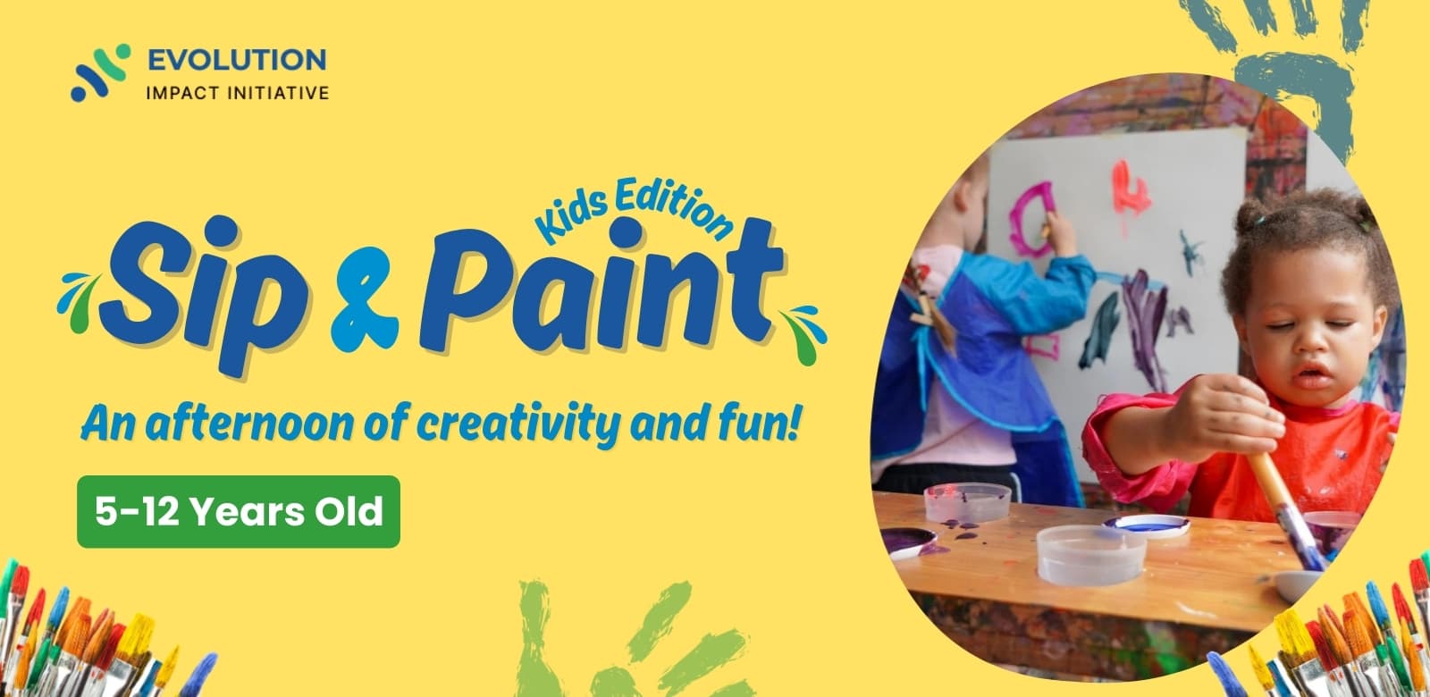 Sip & Paint for Kids!